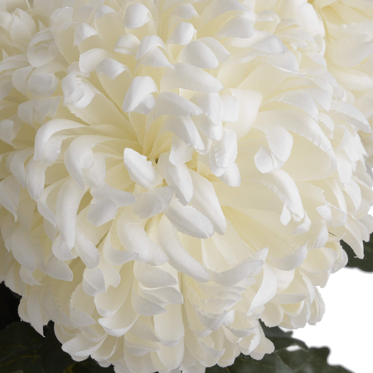 Large White Chrysanthemum Faux Flower Decor | The Petal Flow