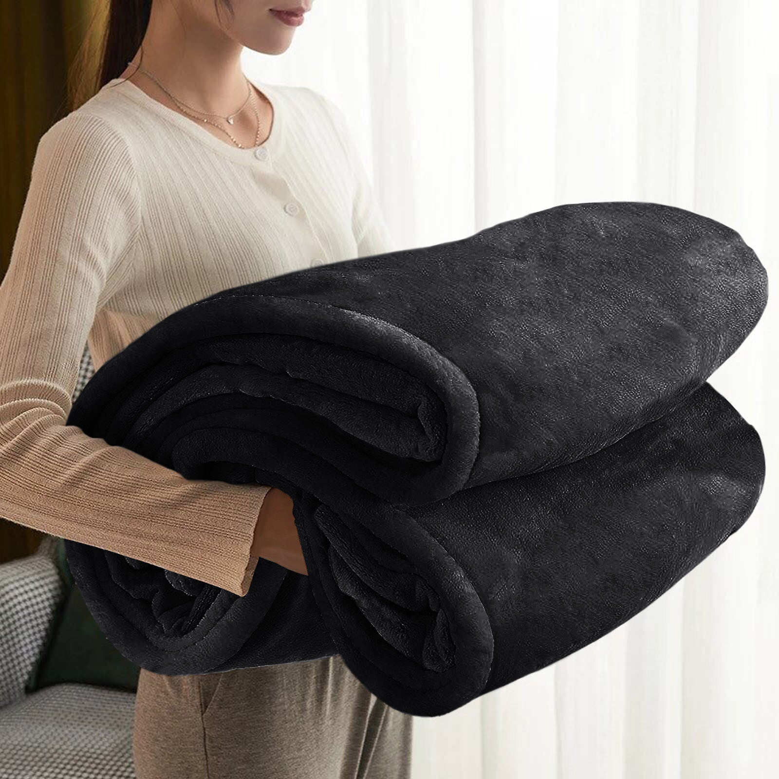 Large Faux Fur Fleece Throw Double & King | The Velvet Cloud
