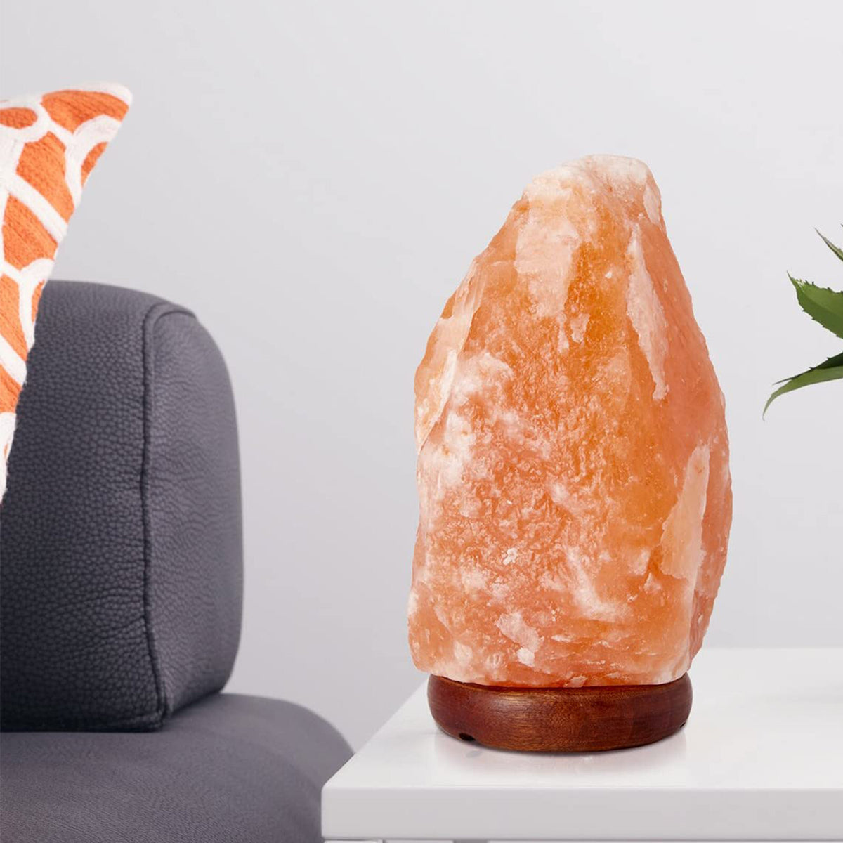 Natural Himalayan Crystal Rock Salt Lamp (1-2kg) | The Amber Hearth