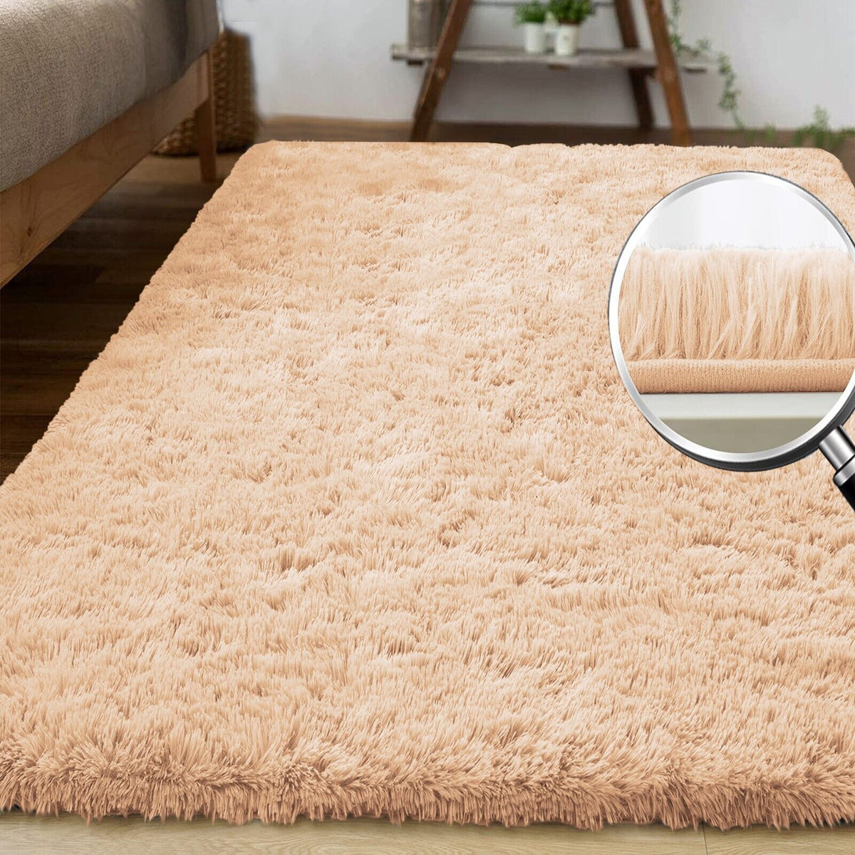 Plush Shaggy Anti-Slip Area Rug | The Grounding Cloud