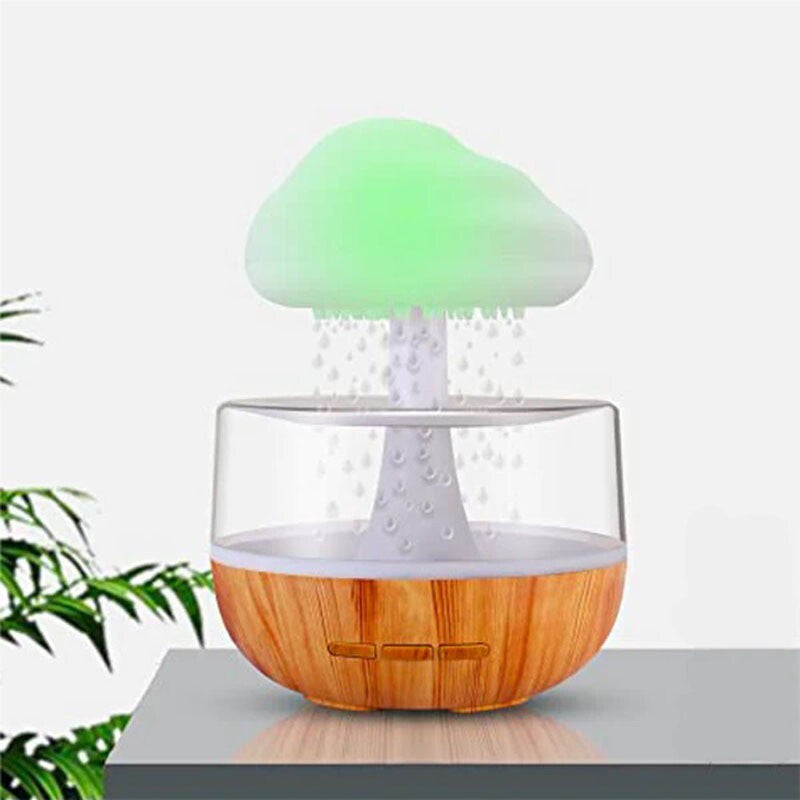 Mini Rain Cloud Air Humidifier Aroma Diffuser 7 Color Night Light | The Rainfall Mist