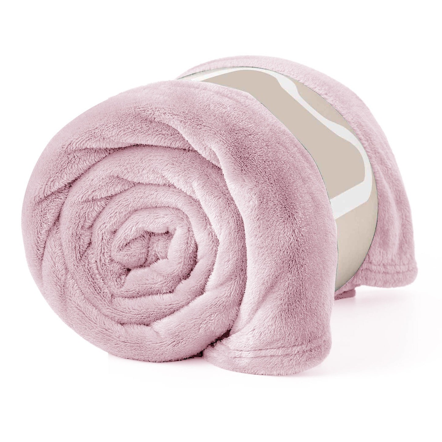 Reversible Faux Mink Fleece Throw Blanket | The Velvet Cloud
