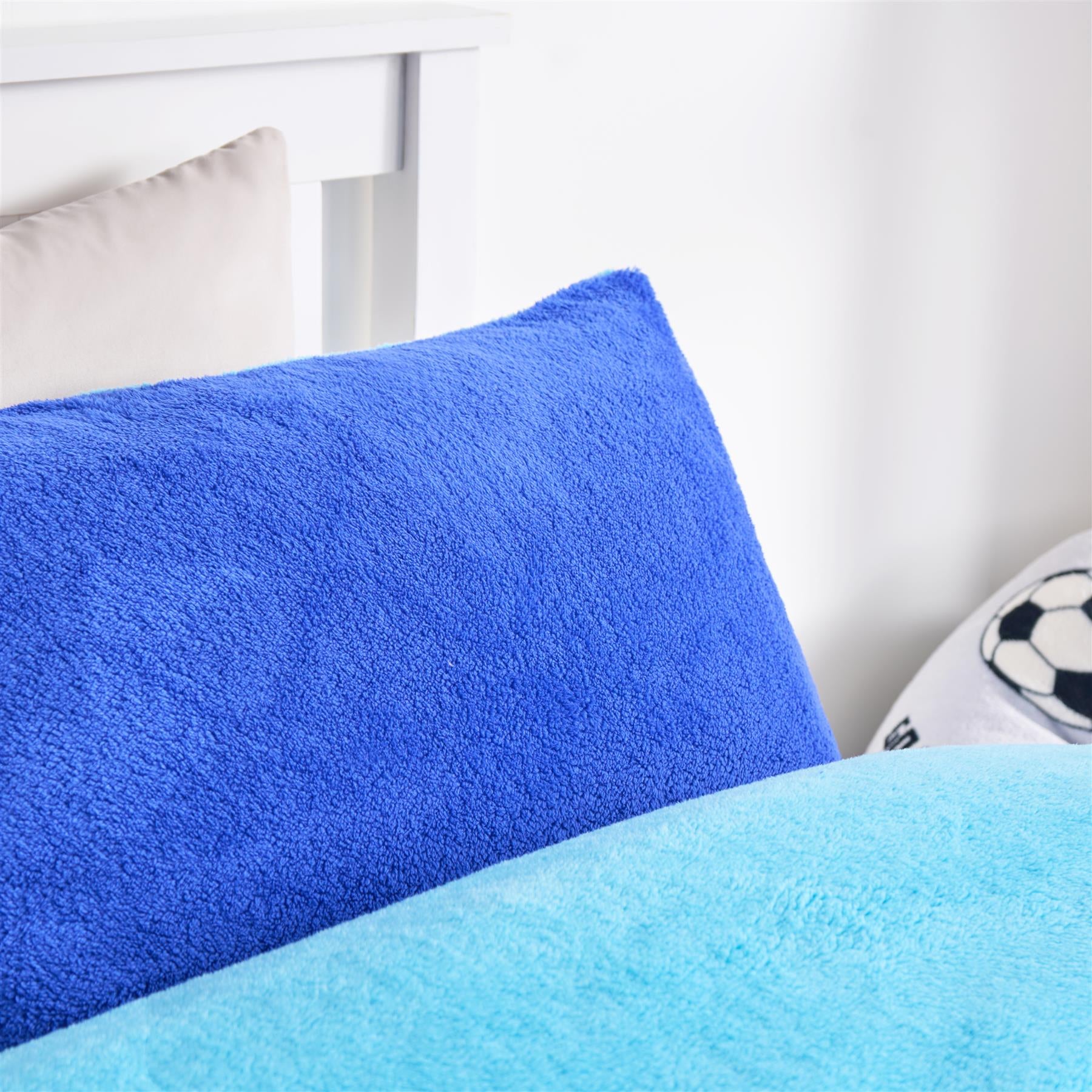 Reversible Teddy Fleece Duvet Cover with Pillowcase Bedding Set | The Bed Burrito 
