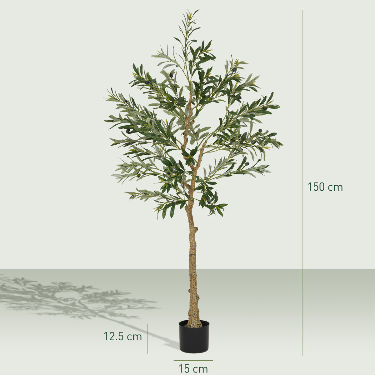 Decorative Silk Olive Tree 180cm Artificial Plant | The Veranda Tall