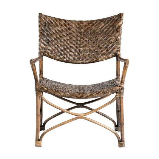 Nova Solo Squire Chair Charcoal Split Rattan (Set of 2)