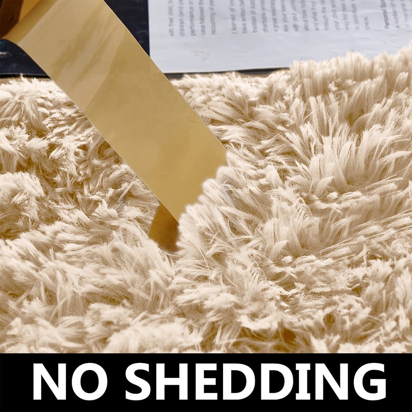 Plush Shaggy Anti-Slip Area Rug | The Grounding Cloud
