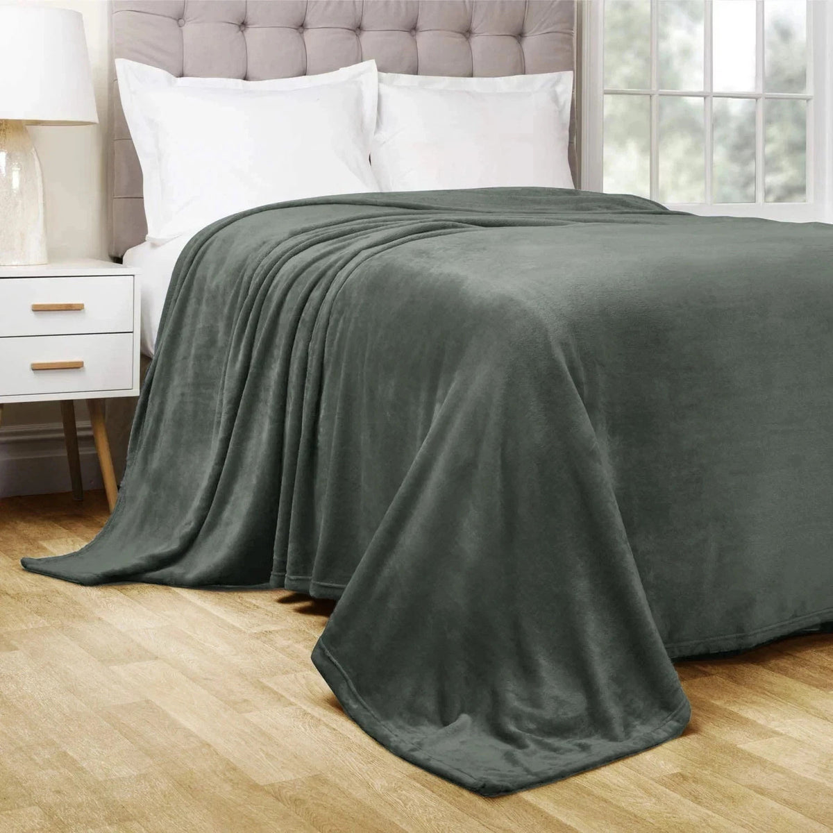 Reversible Faux Mink Fleece Throw Blanket | The Velvet Cloud