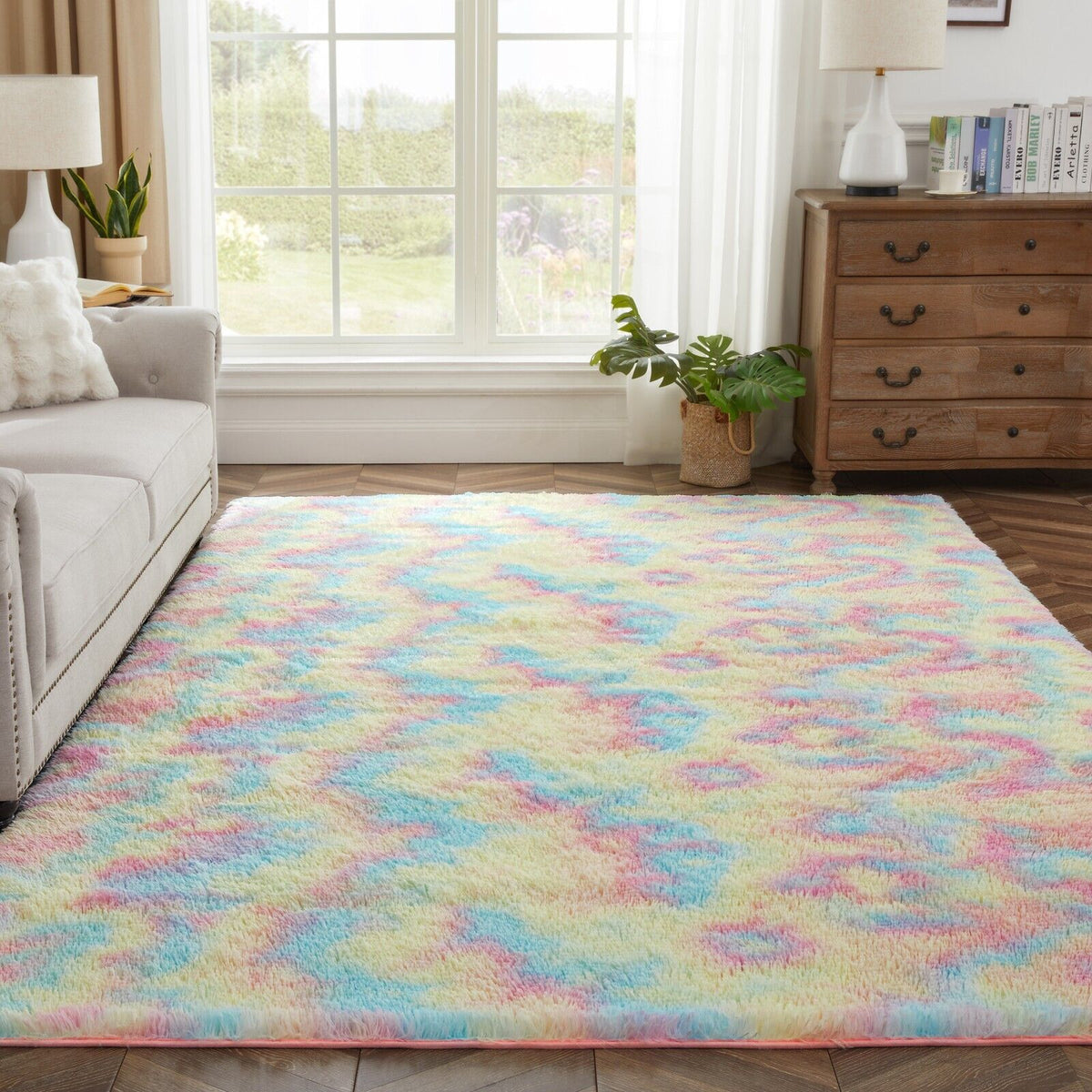 Plush Shaggy Anti-Slip Area Rug | The Grounding Cloud