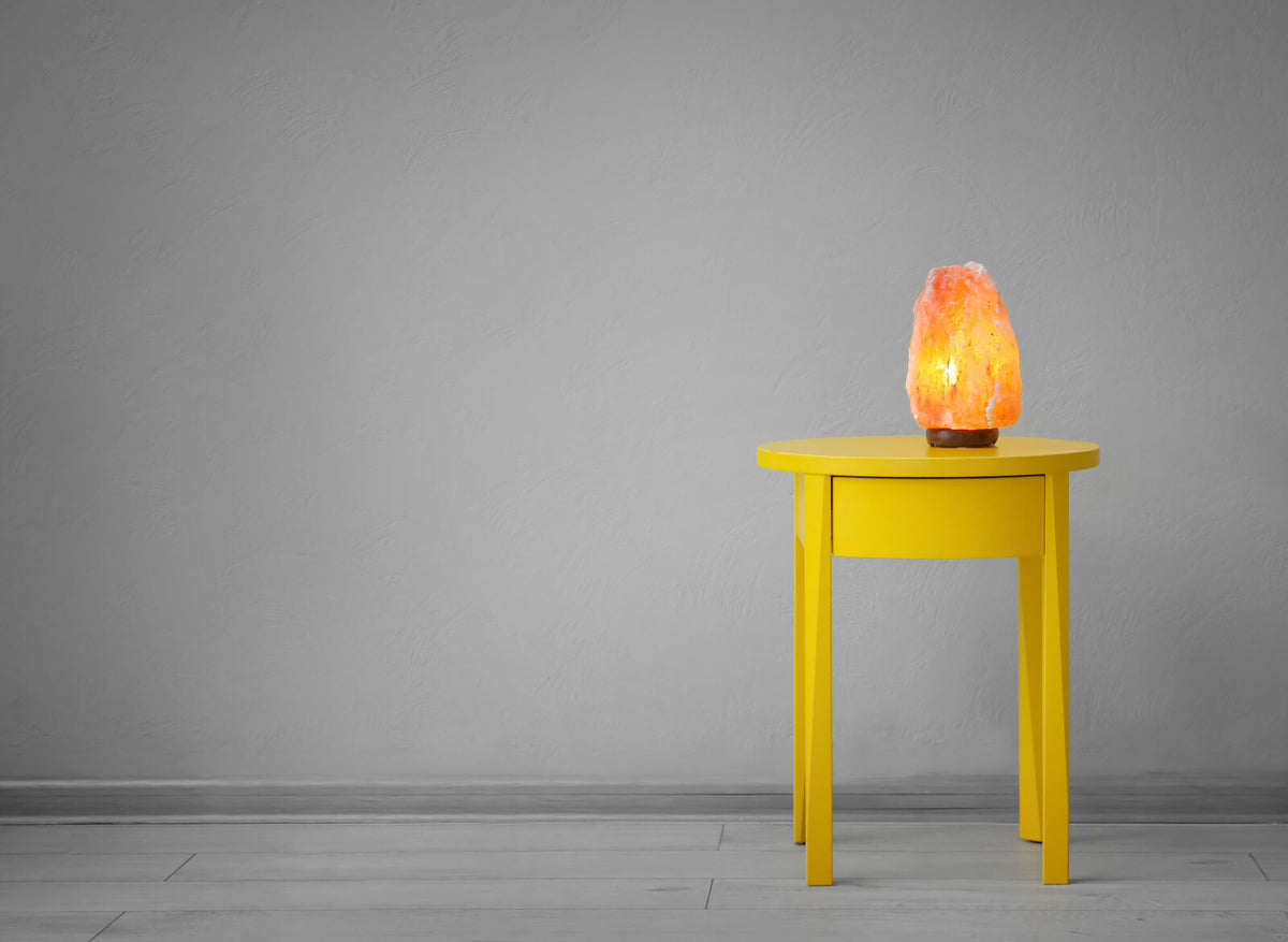 Natural Himalayan Crystal Rock Salt Lamp (1-2kg) | The Amber Hearth