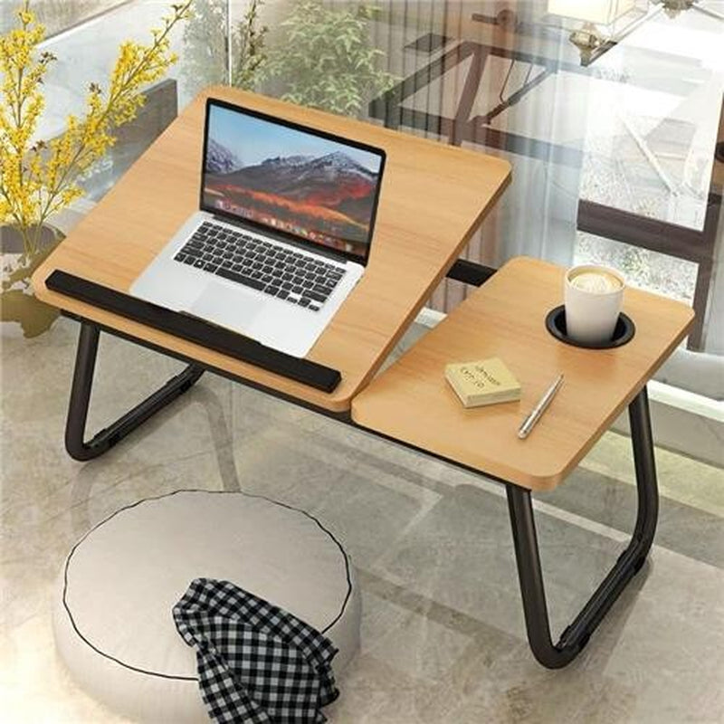 Foldable Laptop Bed Tray with Cup Holder | The Nomad Perch