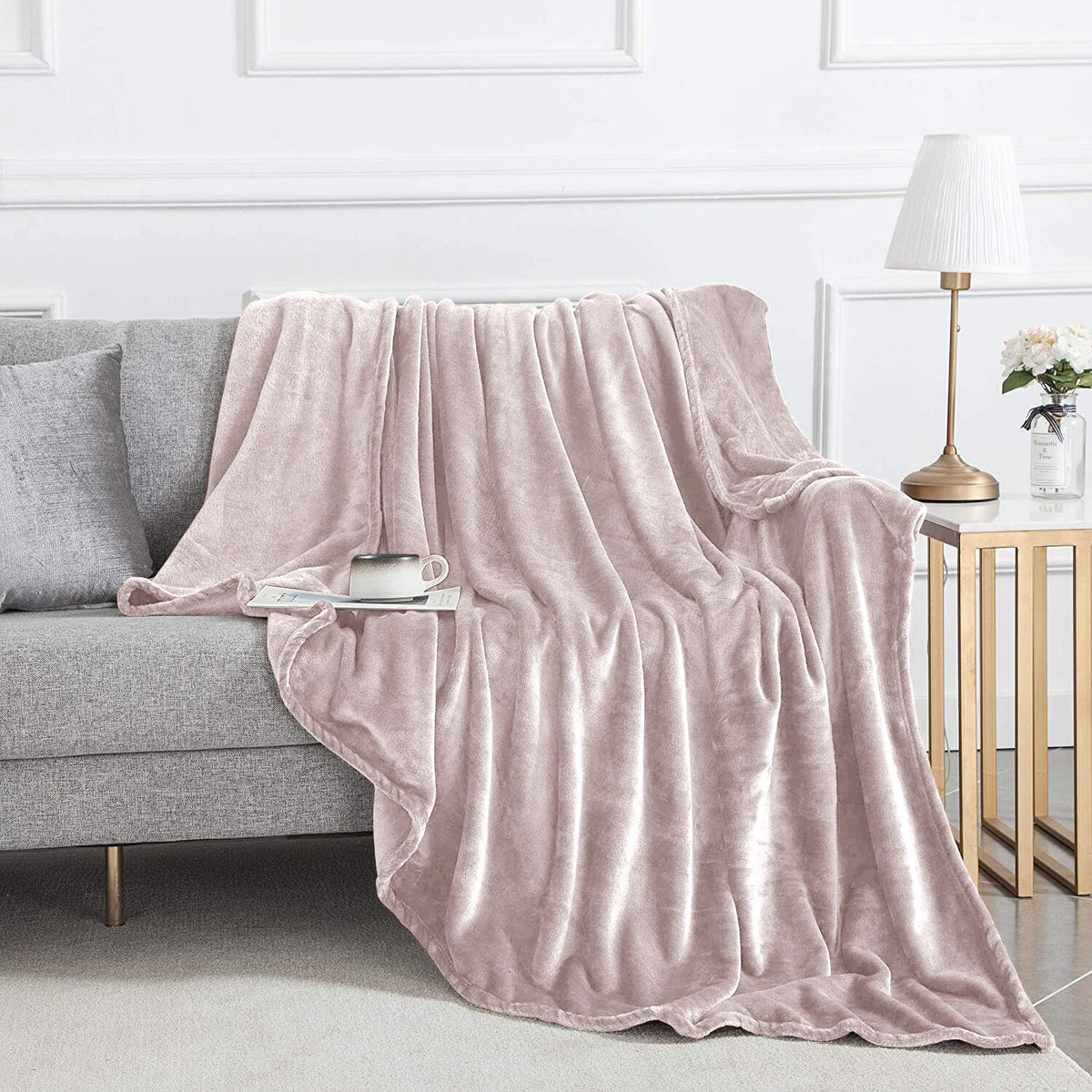 Large Faux Fur Fleece Throw Double & King | The Velvet Cloud