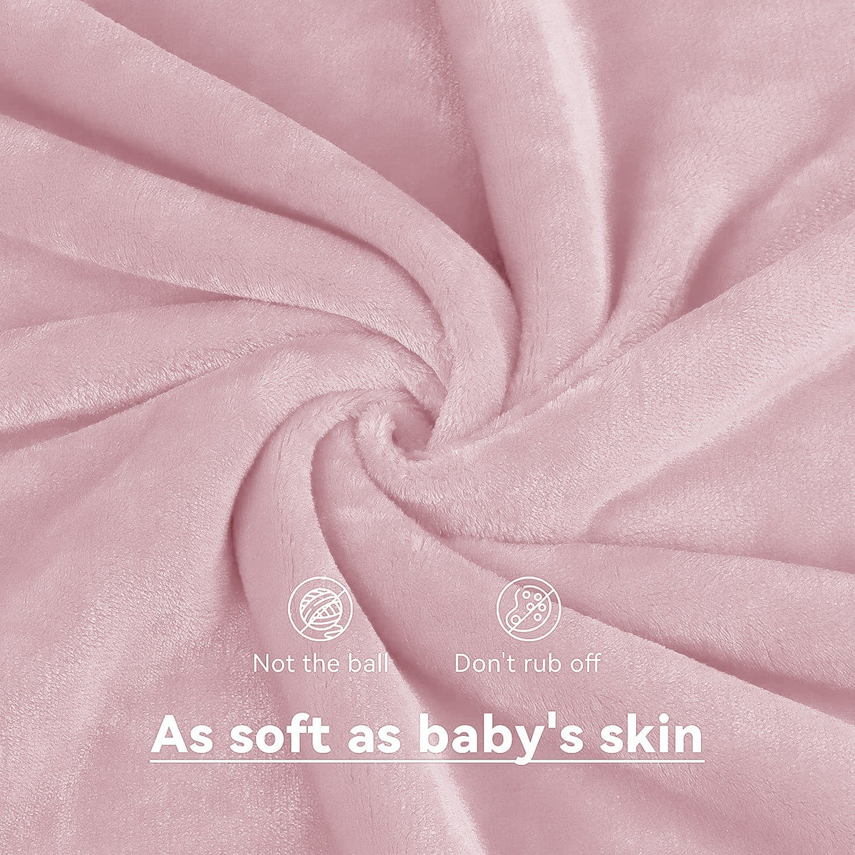 Reversible Faux Mink Fleece Throw Blanket | The Velvet Cloud