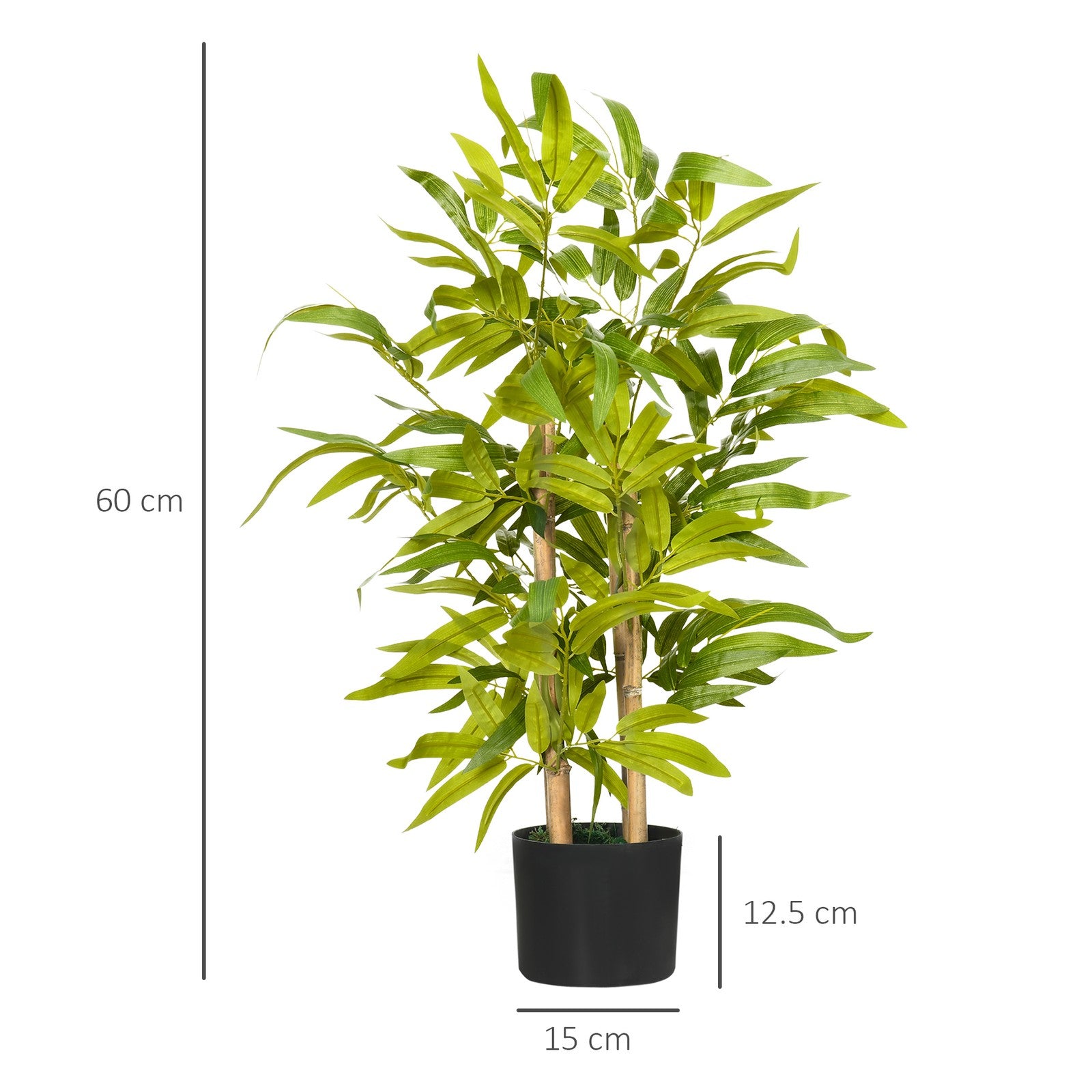 Tabletop Artificial Potted Bamboo Plant | The Zen Stalk
