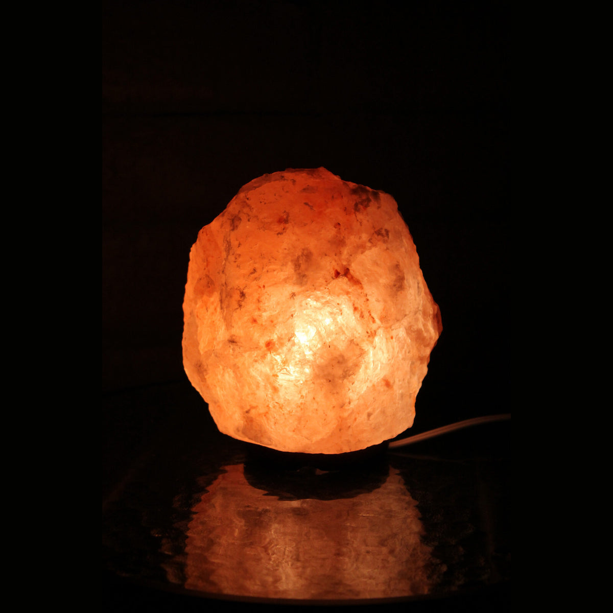 Natural Himalayan Crystal Rock Salt Lamp (1-2kg) | The Amber Hearth