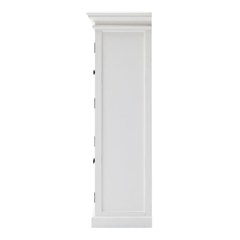 Nova Solo Pantry 8 Doors Storage & Display Cabinet White Mahogany