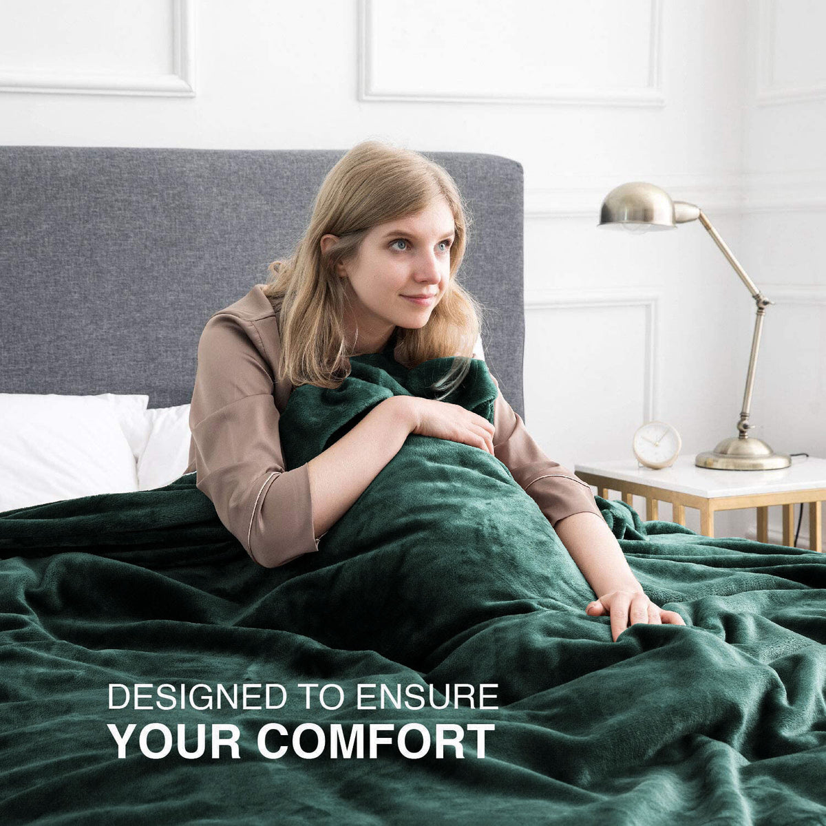 Large Faux Fur Fleece Throw Double & King | The Velvet Cloud
