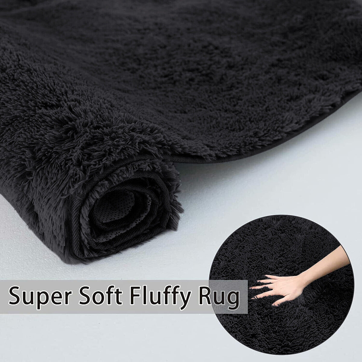 Plush Shaggy Anti-Slip Area Rug | The Grounding Cloud