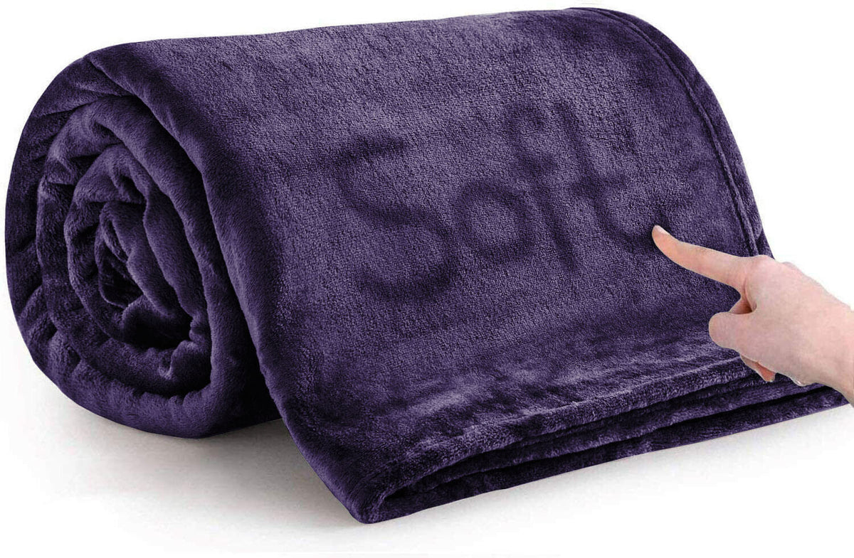 Large Faux Fur Fleece Throw Double & King | The Velvet Cloud