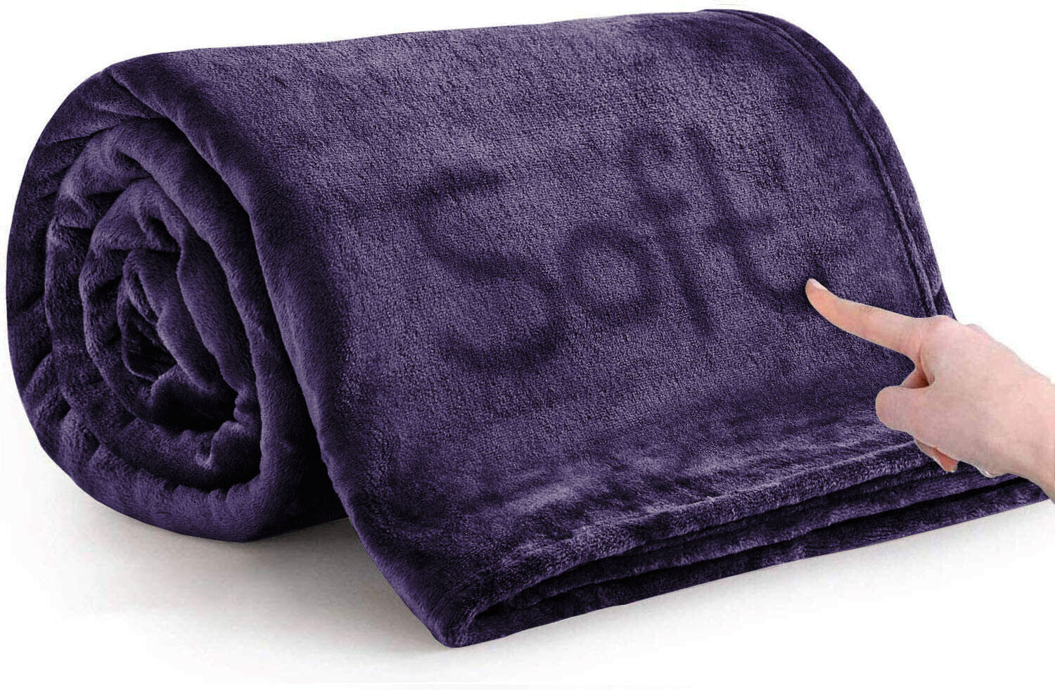 Large Faux Fur Fleece Throw Double & King | The Velvet Cloud
