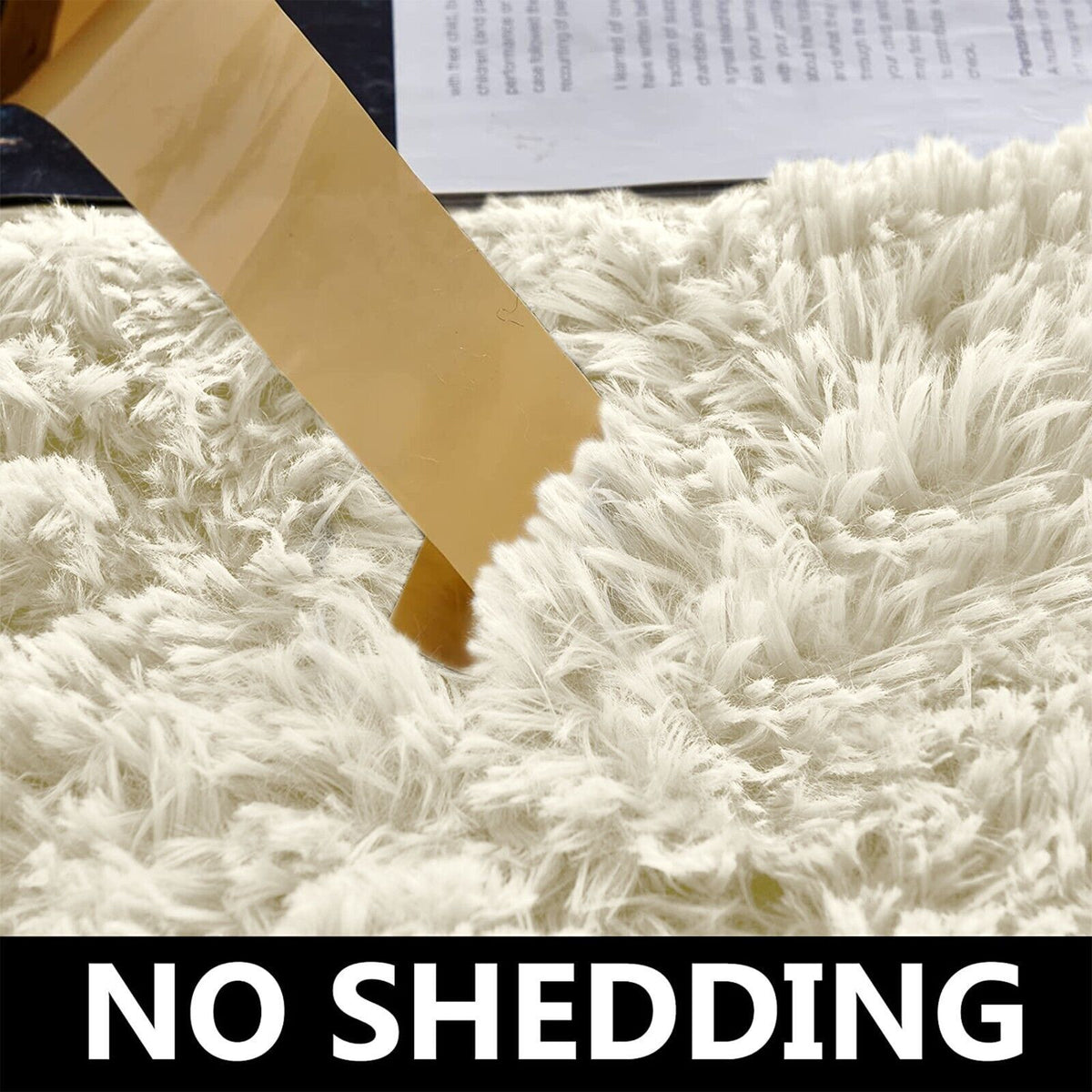 Plush Shaggy Anti-Slip Area Rug | The Grounding Cloud