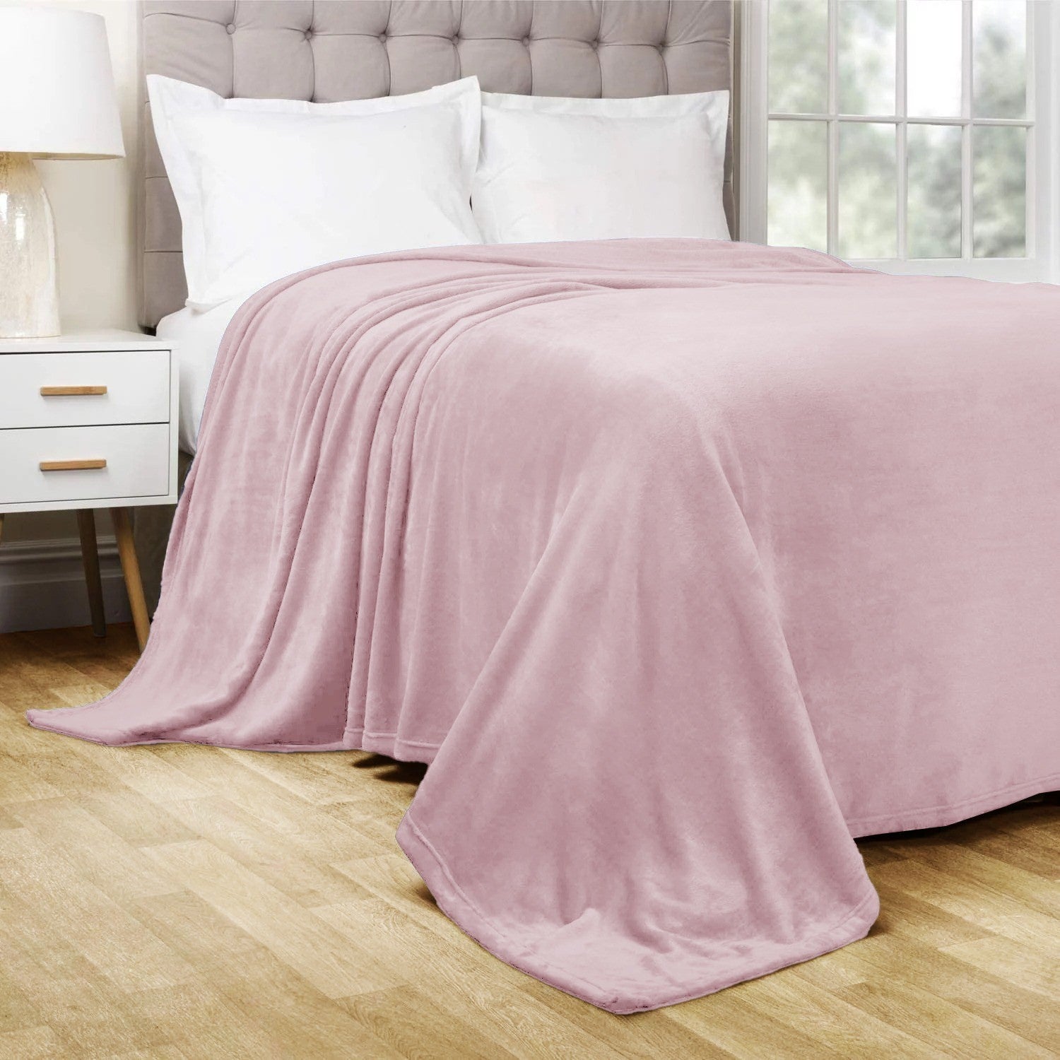 Reversible Faux Mink Fleece Throw Blanket | The Velvet Cloud