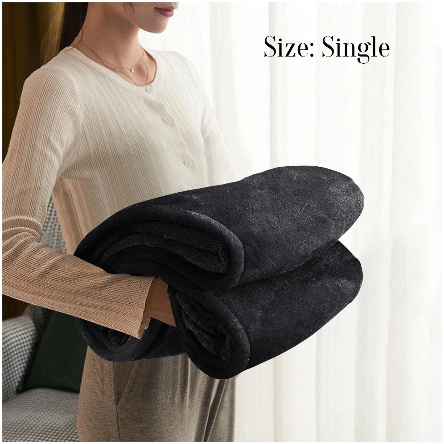 Large Faux Fur Fleece Throw Double & King | The Velvet Cloud