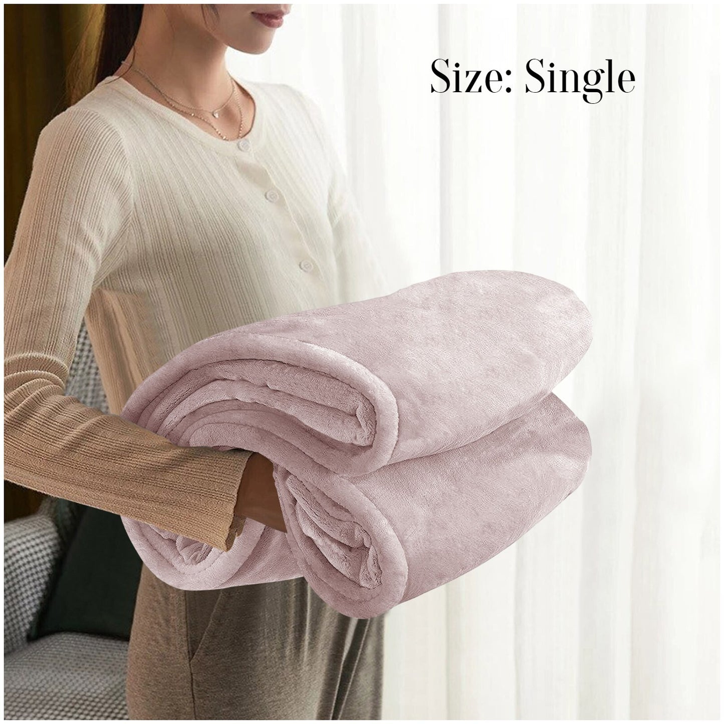 Large Faux Fur Fleece Throw Double & King | The Velvet Cloud