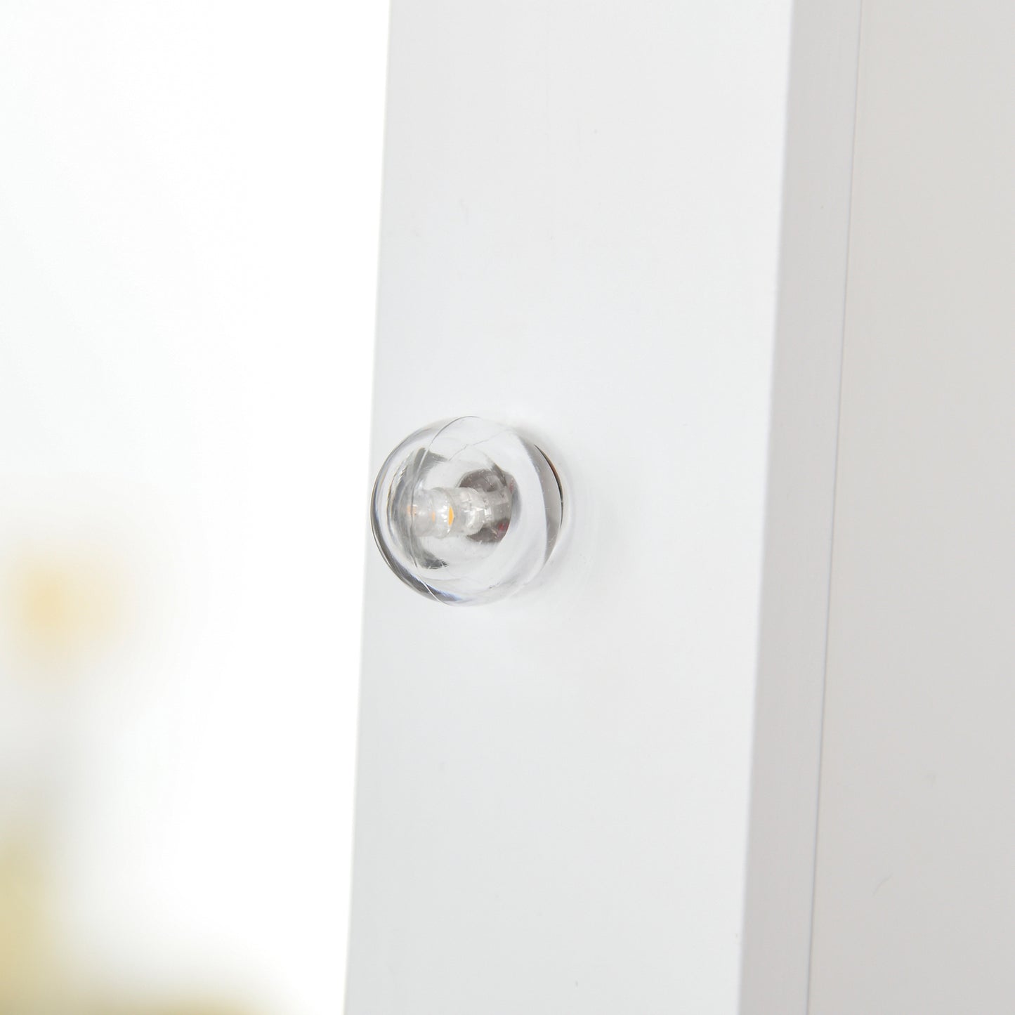 LED Mirrored Jewelry Armoire | The Lumina Vault
