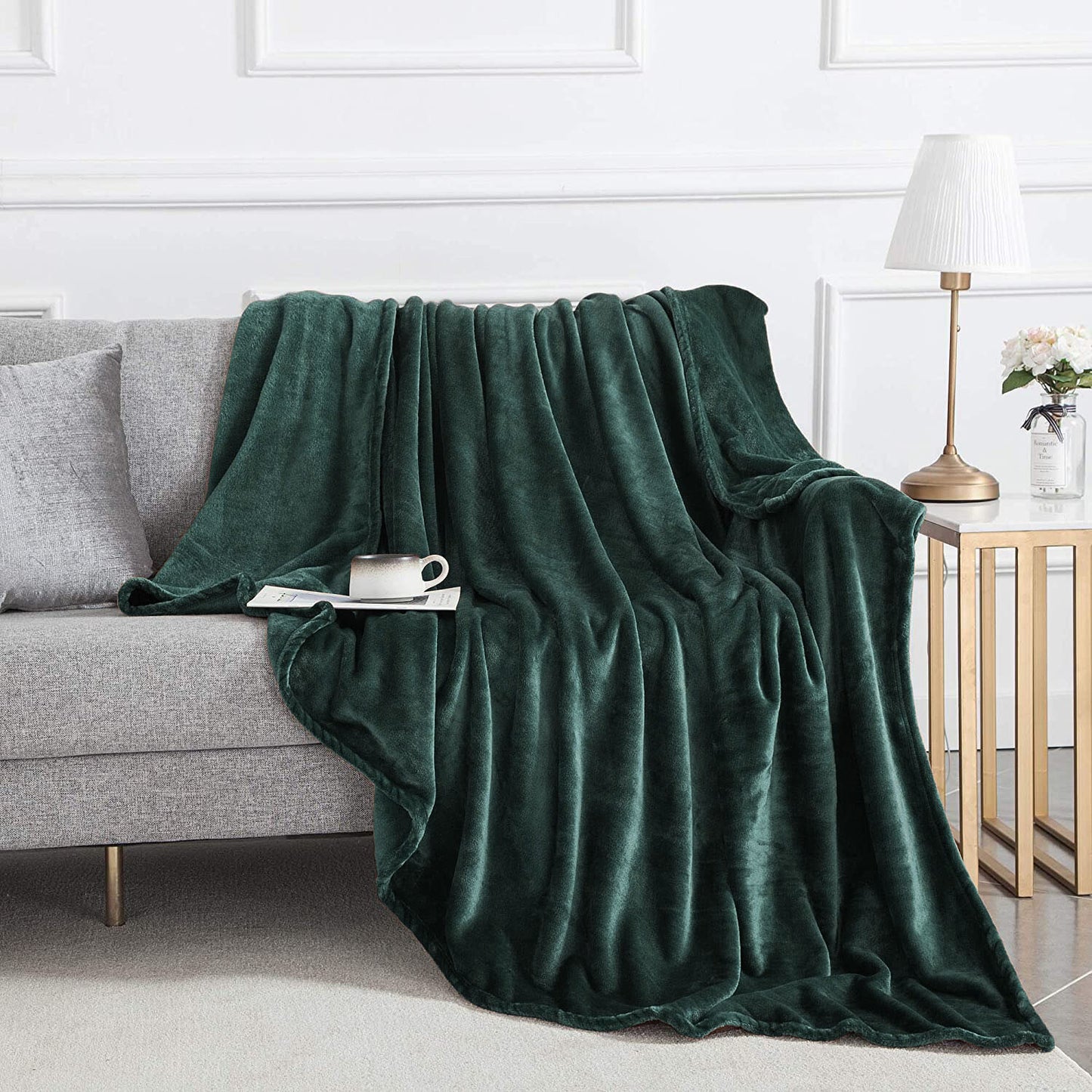 Large Faux Fur Fleece Throw Double & King | The Velvet Cloud