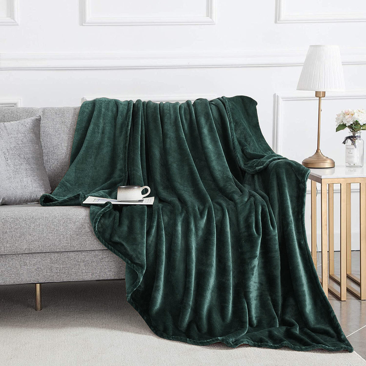 Large Faux Fur Fleece Throw Double & King | The Velvet Cloud