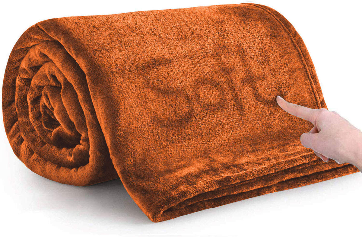 Large Faux Fur Fleece Throw Double & King | The Velvet Cloud