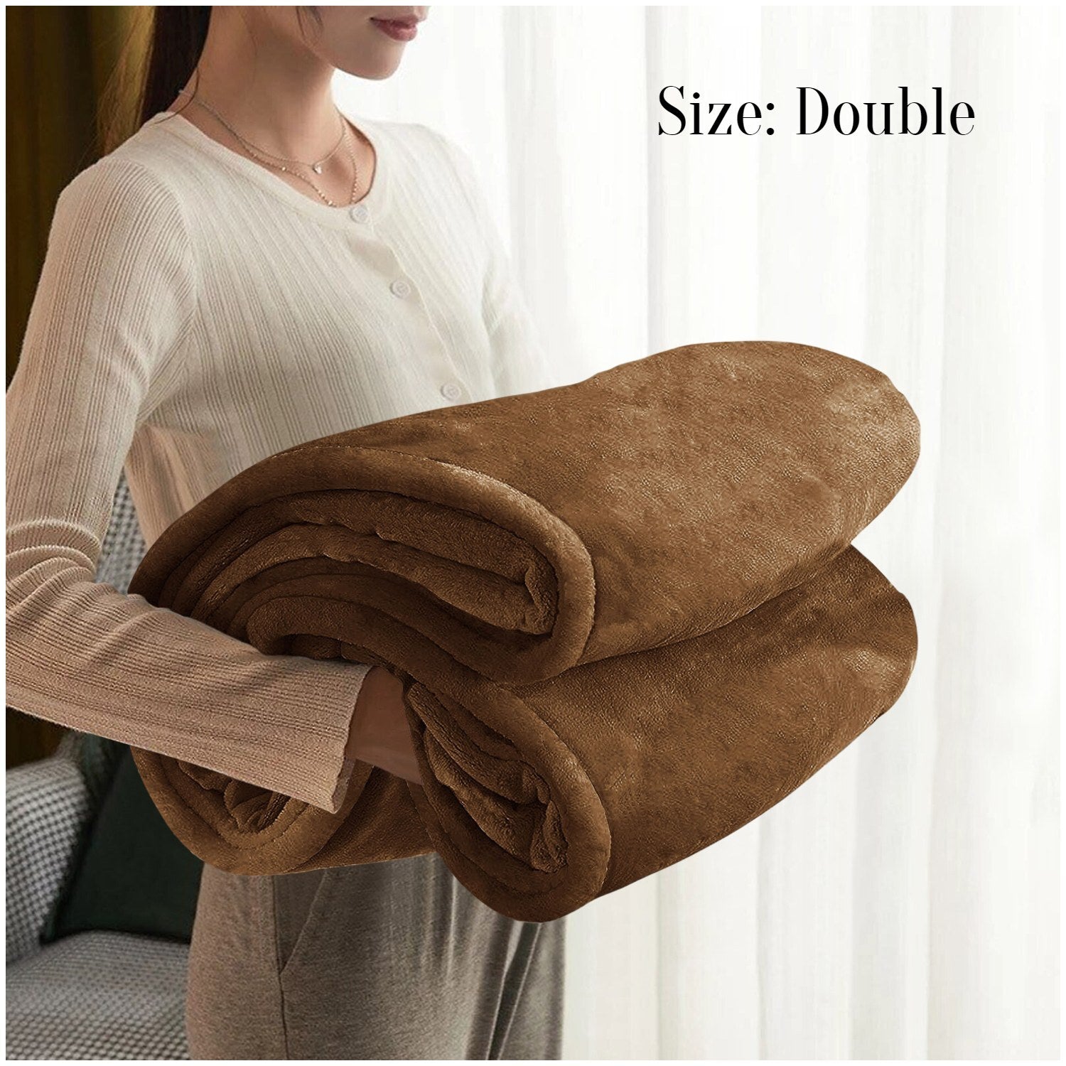Large Faux Fur Fleece Throw Double & King | The Velvet Cloud