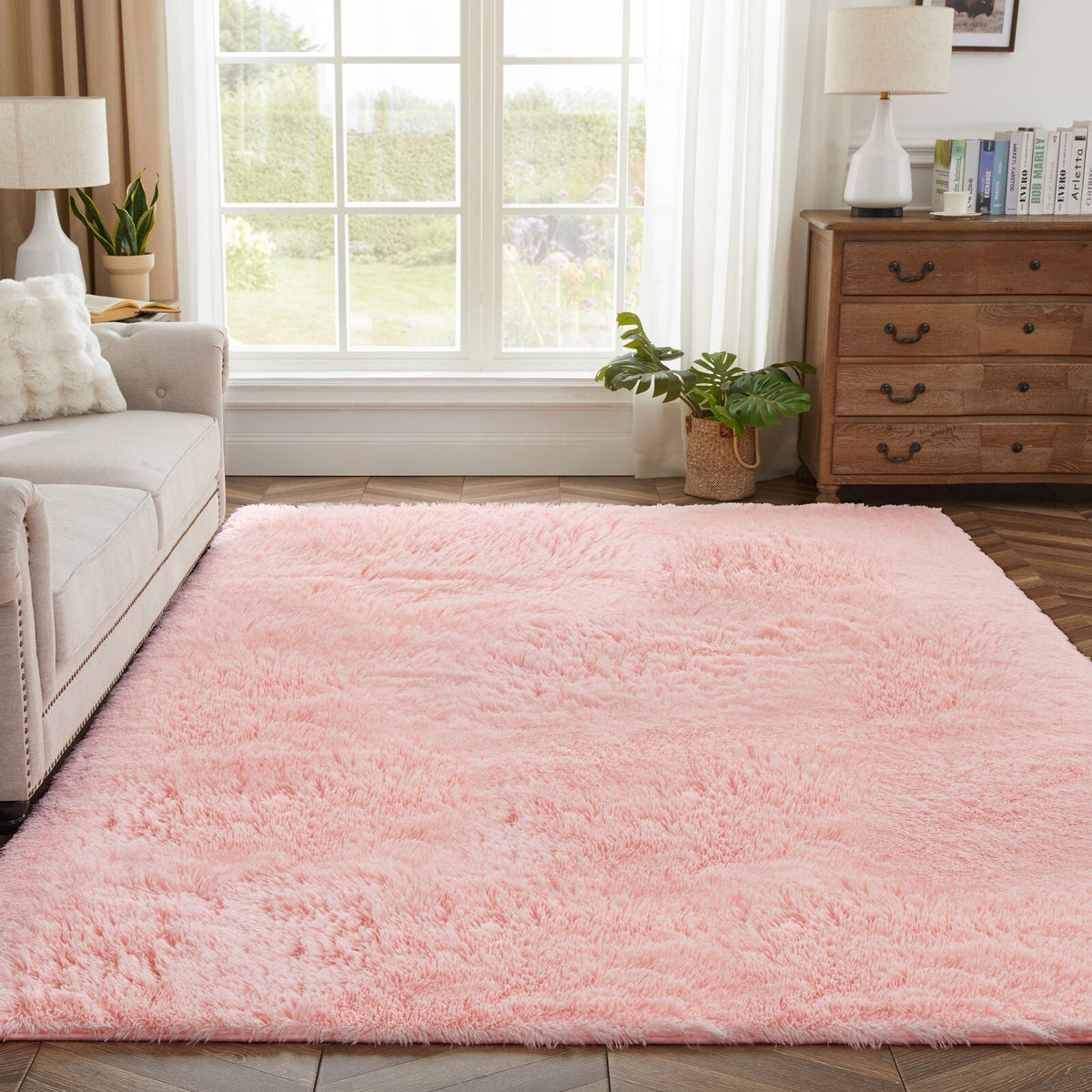 Plush Shaggy Anti-Slip Area Rug | The Grounding Cloud