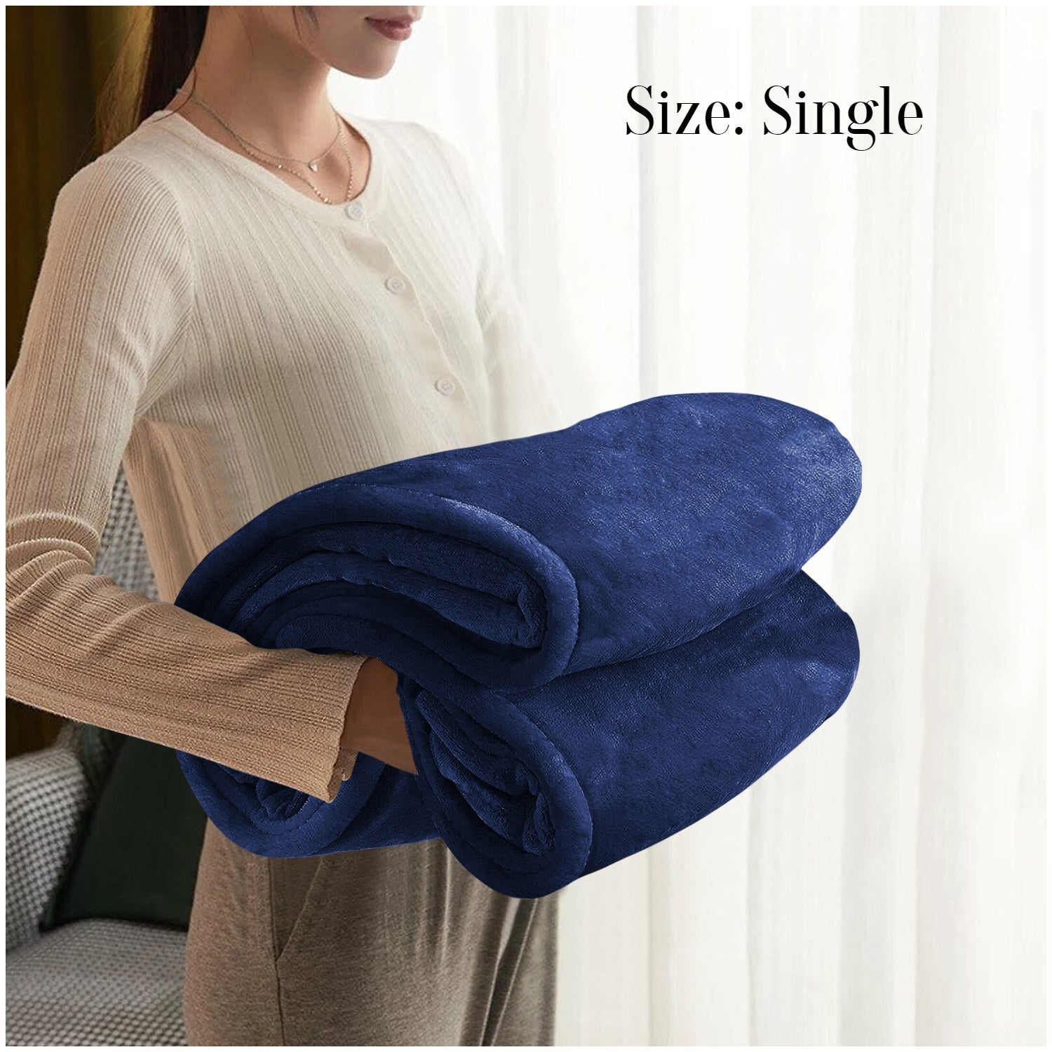 Large Faux Fur Fleece Throw Double & King | The Velvet Cloud