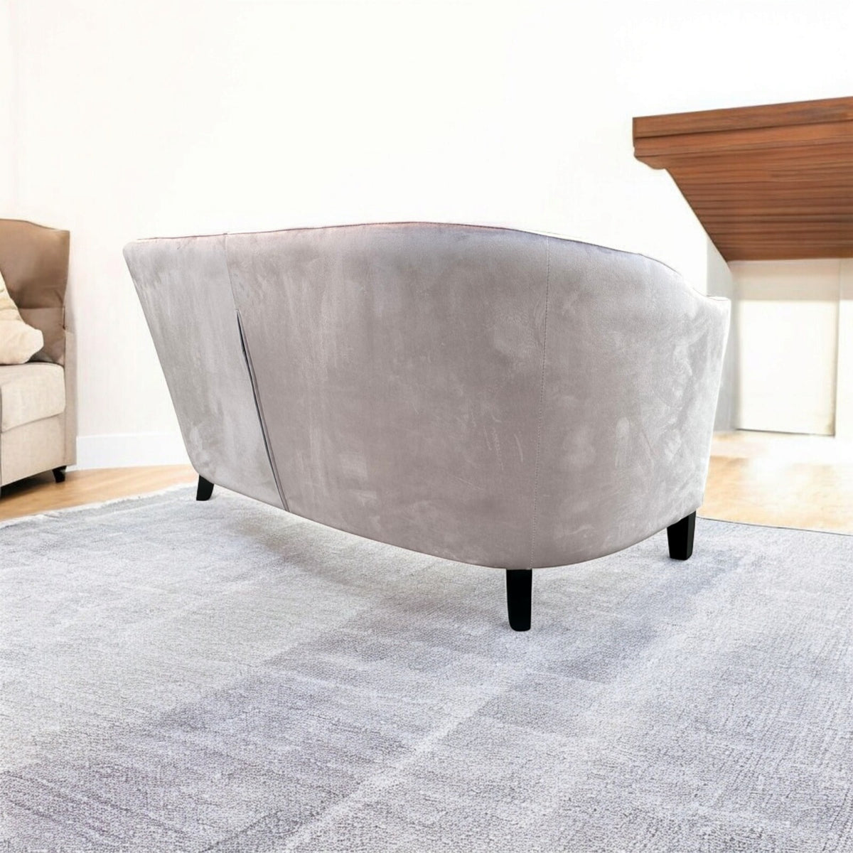 Pink Velvet Tub Chair 2-Seater | The Blush Silhouette