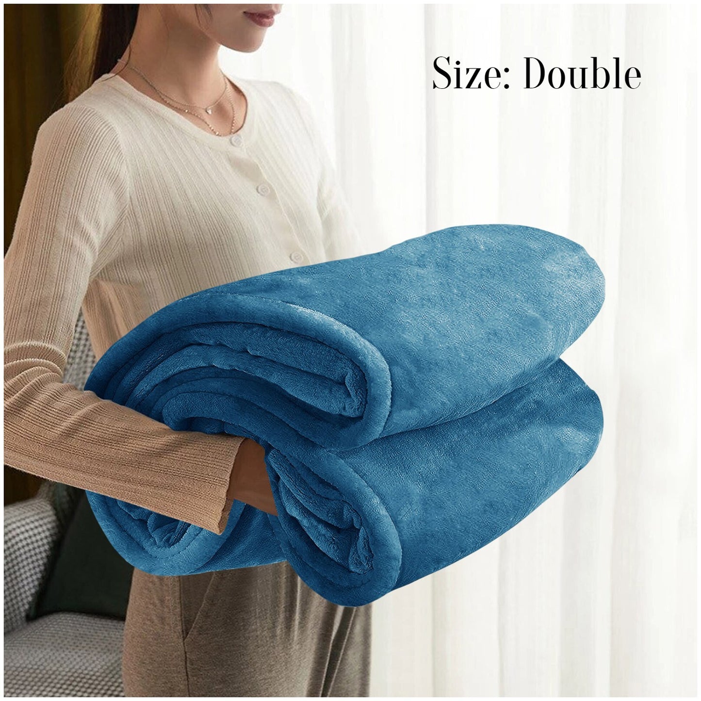 Large Faux Fur Fleece Throw Double & King | The Velvet Cloud