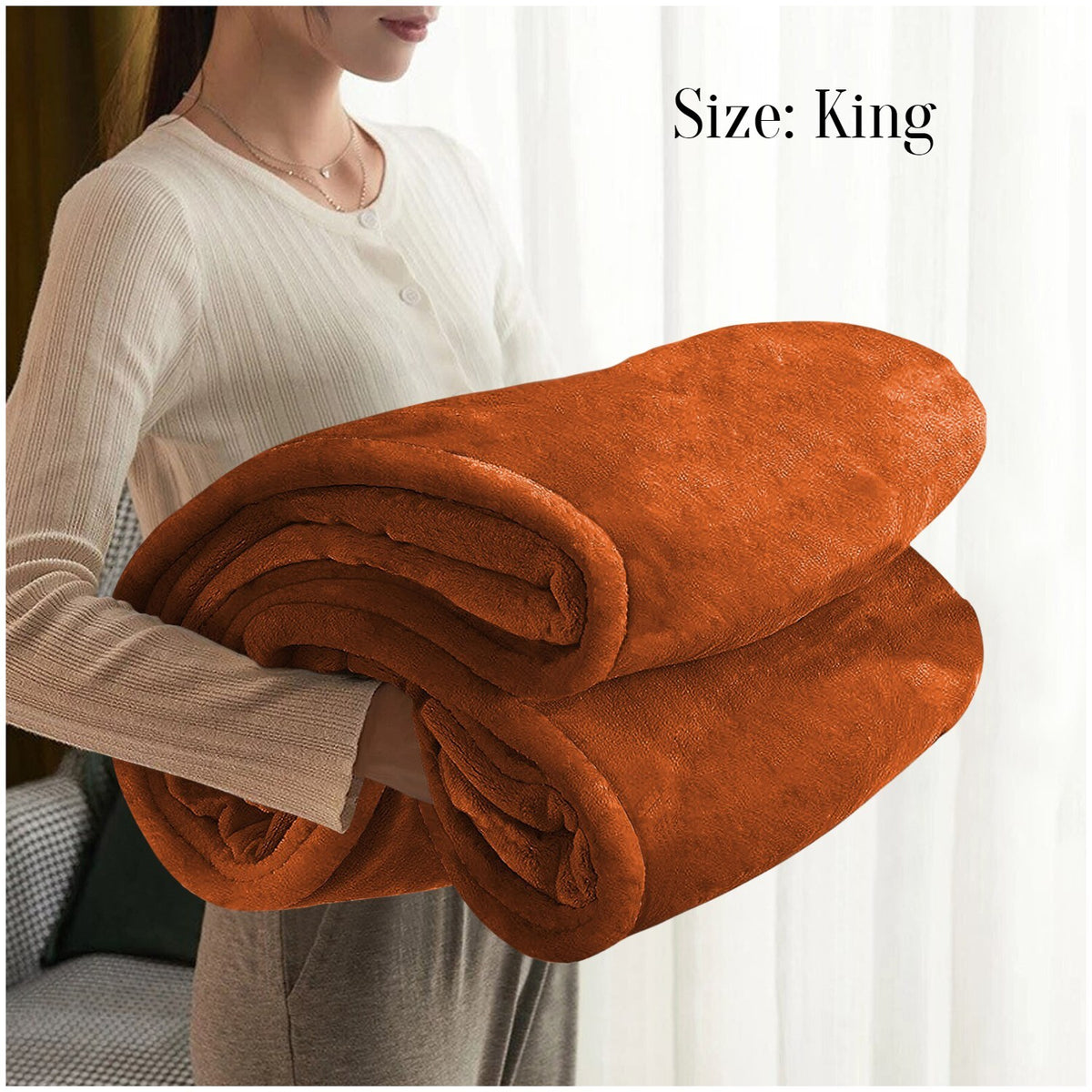 Large Faux Fur Fleece Throw Double & King | The Velvet Cloud