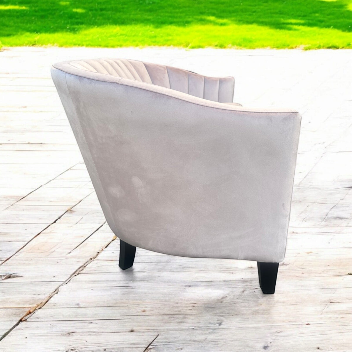 Pink Velvet Tub Chair 2-Seater | The Blush Silhouette