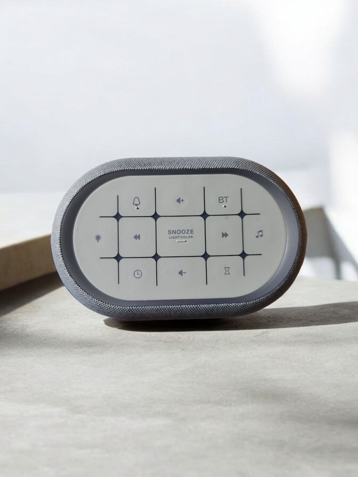 White Noise Bedside Alarm Clock Night Light Bluetooth Speaker | The Rhythm Glow