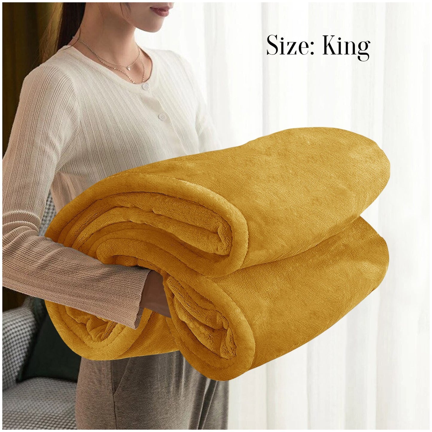 Large Faux Fur Fleece Throw Double & King | The Velvet Cloud