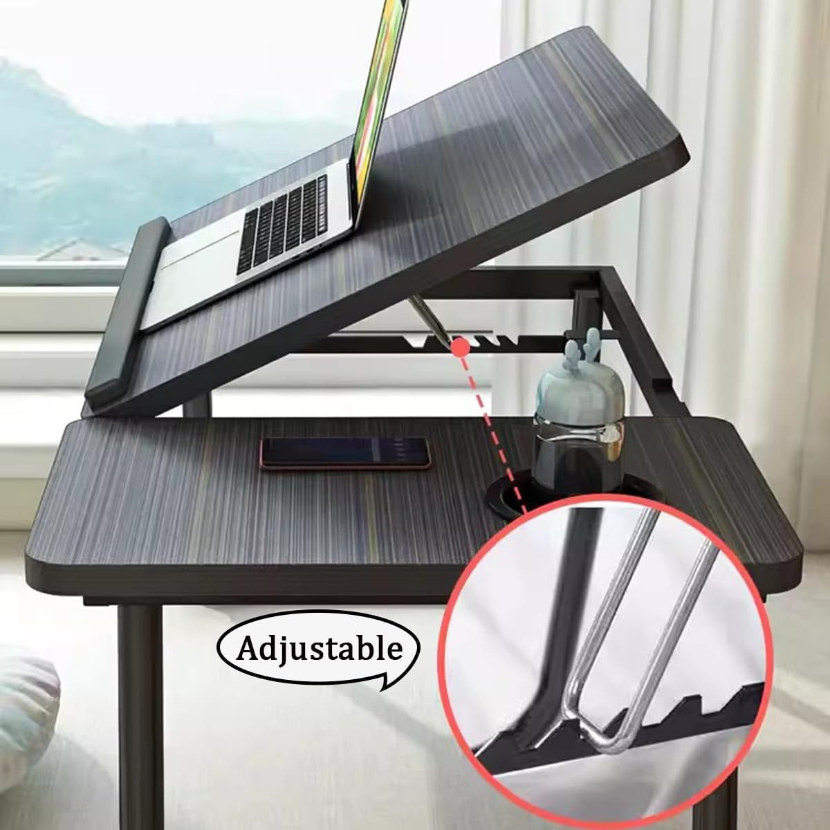 Foldable Laptop Bed Tray with Cup Holder | The Nomad Perch