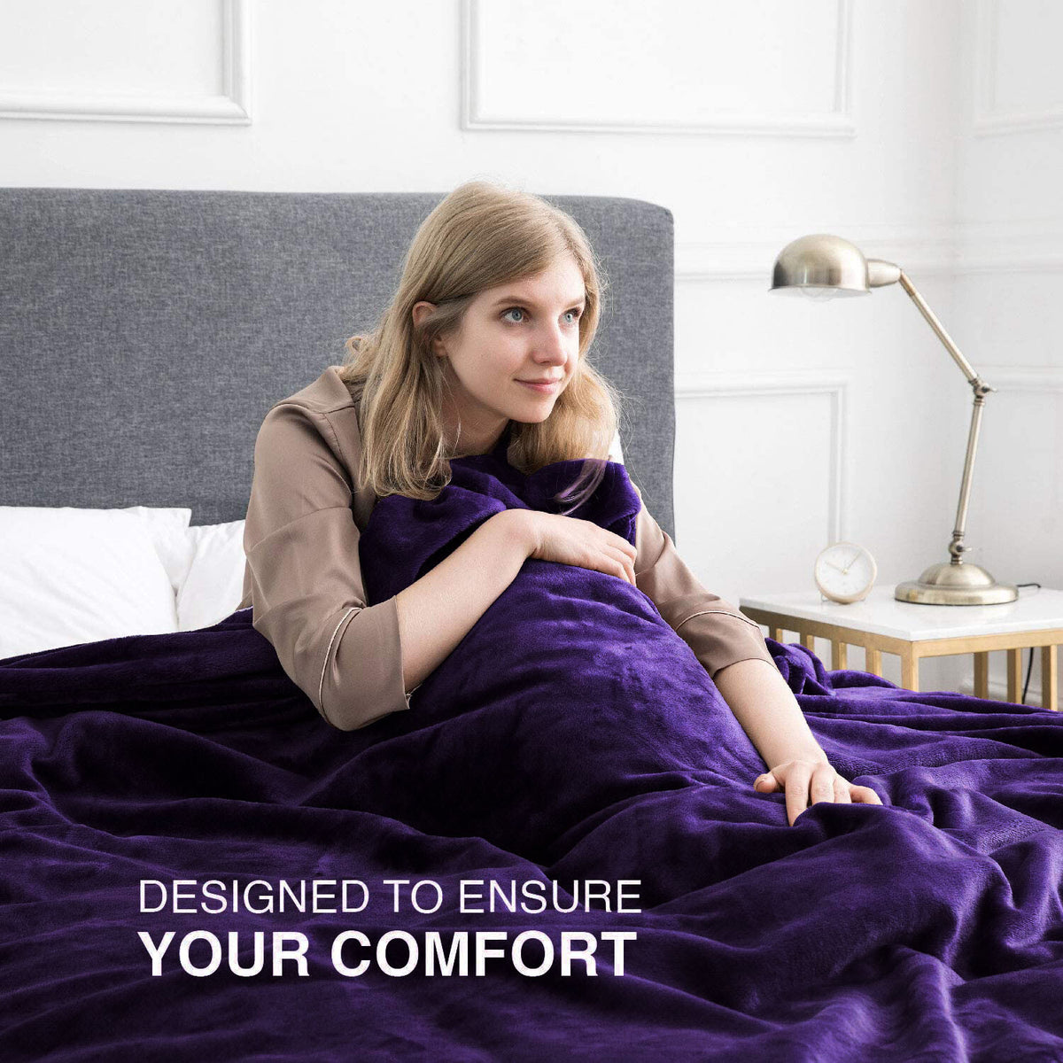 Large Faux Fur Fleece Throw Double & King | The Velvet Cloud