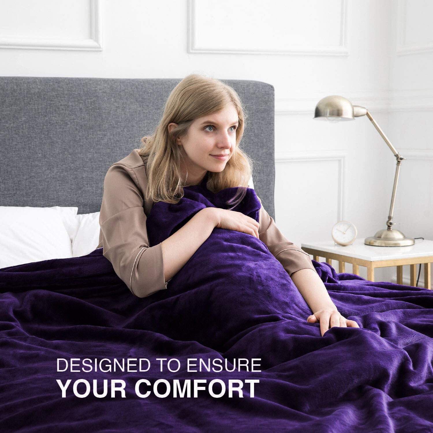 Large Faux Fur Fleece Throw Double & King | The Velvet Cloud
