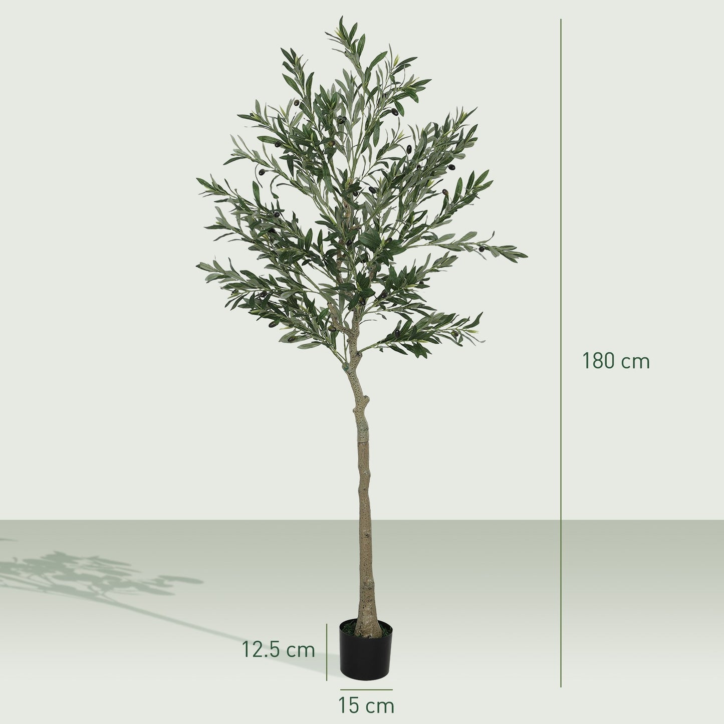 Decorative Silk Olive Tree 180cm Artificial Plant | The Veranda Tall