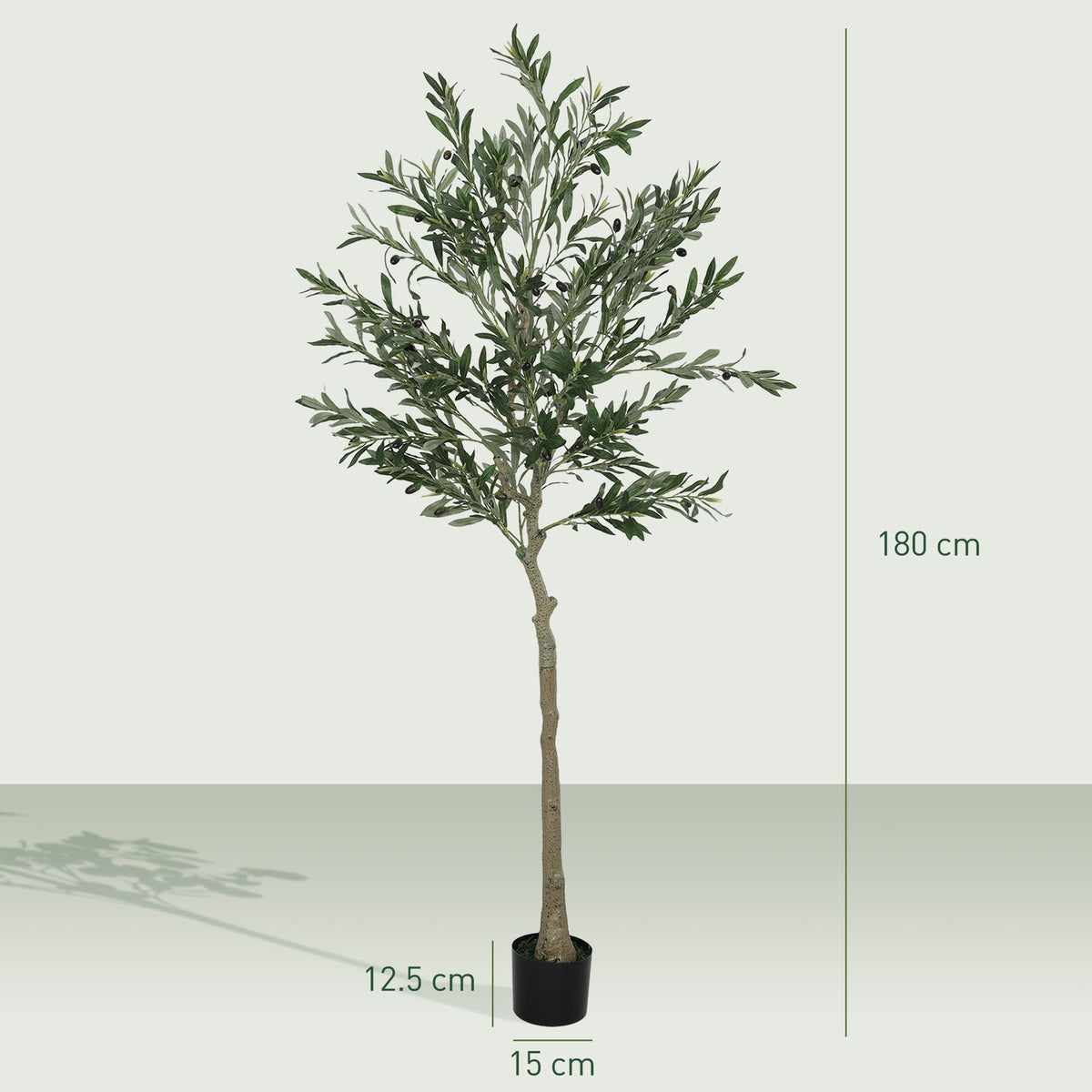 Decorative Silk Olive Tree 180cm Artificial Plant | The Veranda Tall