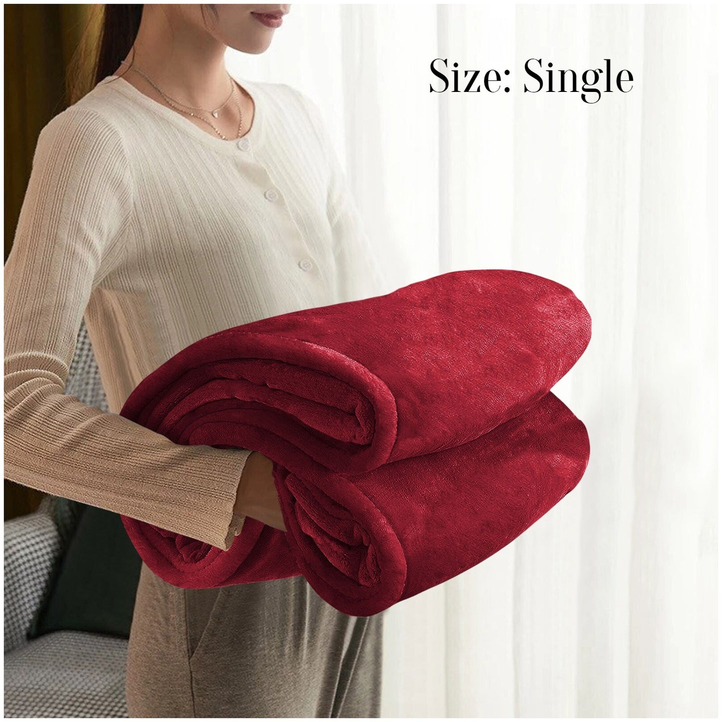 Large Faux Fur Fleece Throw Double & King | The Velvet Cloud