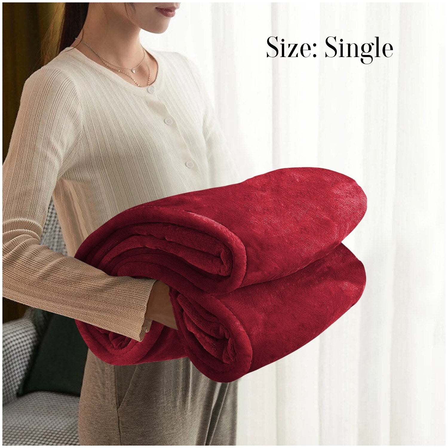 Large Faux Fur Fleece Throw Double & King | The Velvet Cloud