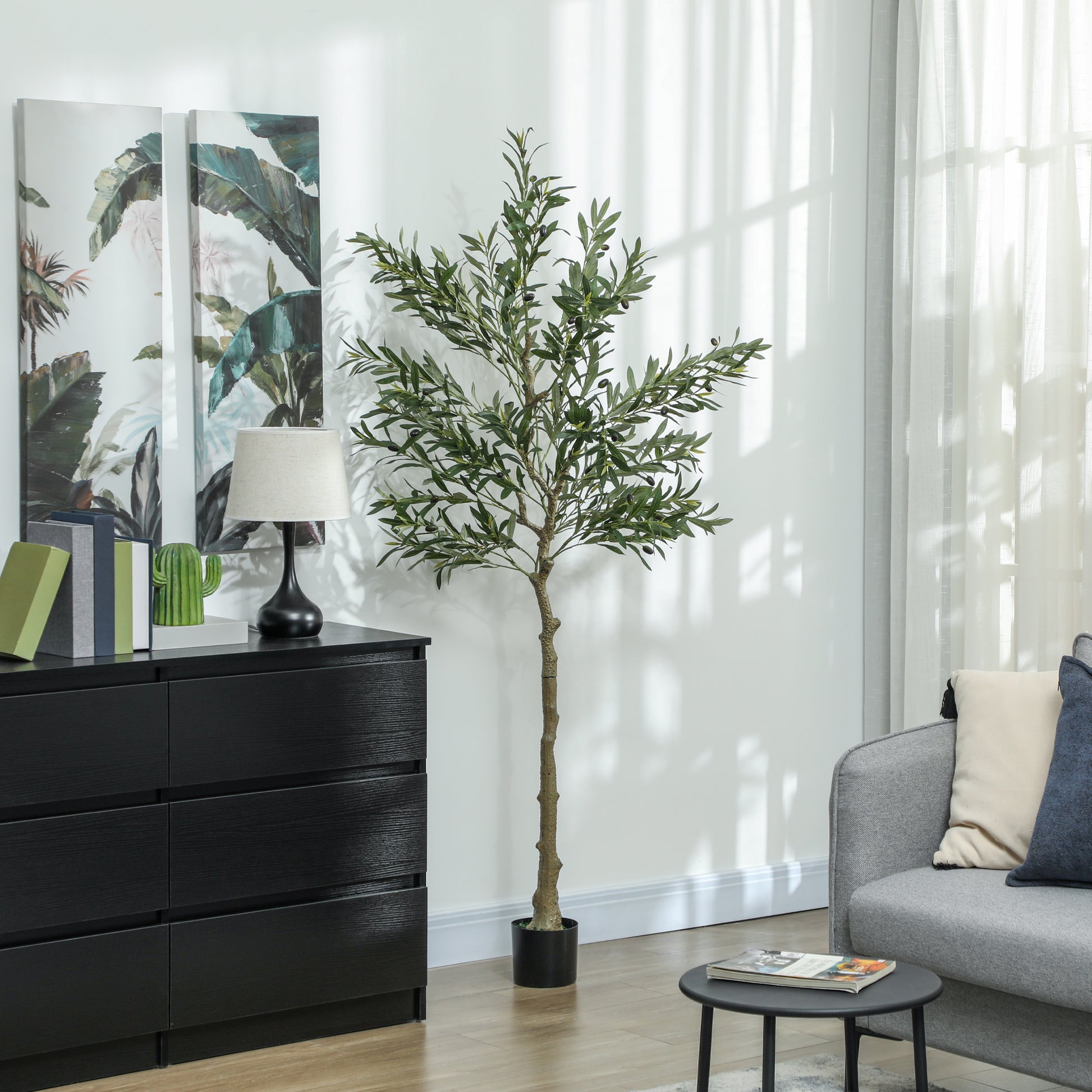 Decorative Silk Olive Tree 180cm Artificial Plant | The Veranda Tall