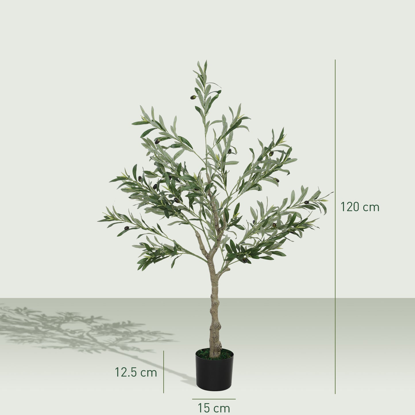 Decorative Silk Olive Tree 180cm Artificial Plant | The Veranda Tall