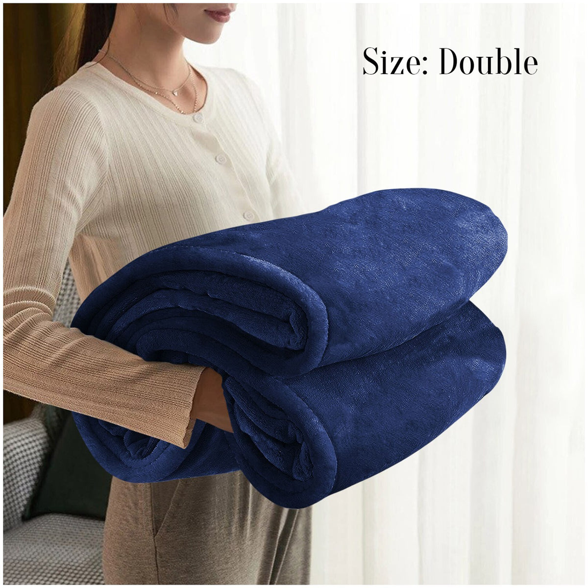 Large Faux Fur Fleece Throw Double & King | The Velvet Cloud